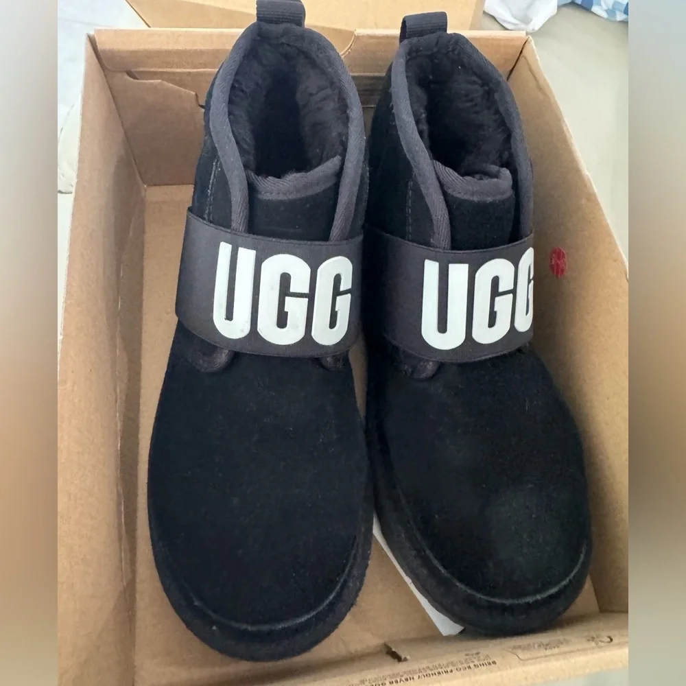 UGG Kids Black Cozy Boots